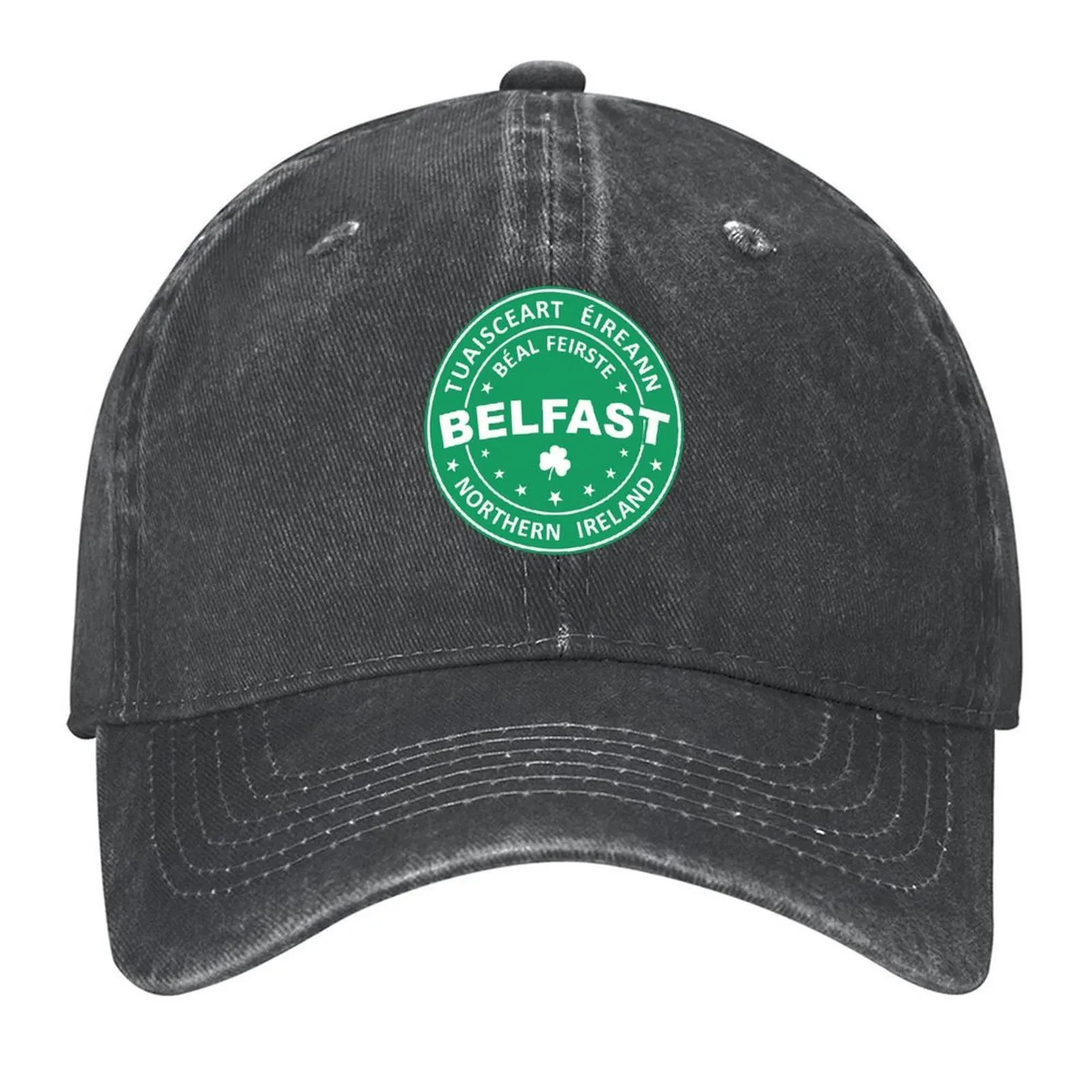 

Belfast Baseball Cap black Visor fishing caps man Sunhat Women Hats Men's