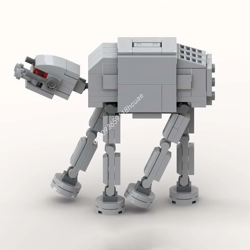 

121 шт. MOC Micro AT-AT Star Battle, строительные блоки, рождественский подарок, как-запуск, комплект для начинающих, STEM, образовательный