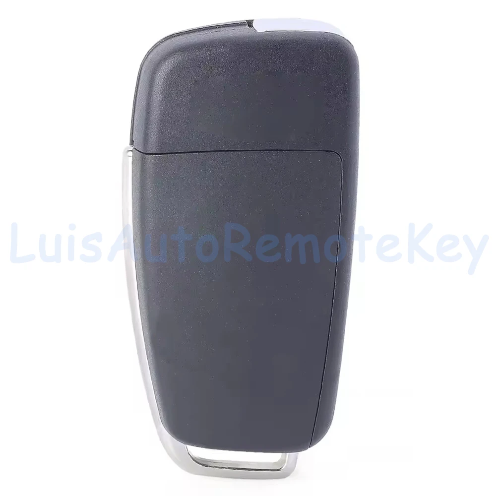 Flip Remote Car Key Fob 433MHz ID48 Chip for Audi A4 S4 B7 Cabriolet Quattro Avant 2005 2008 8E0837220Q, 8E0837220K, 8E0837220D