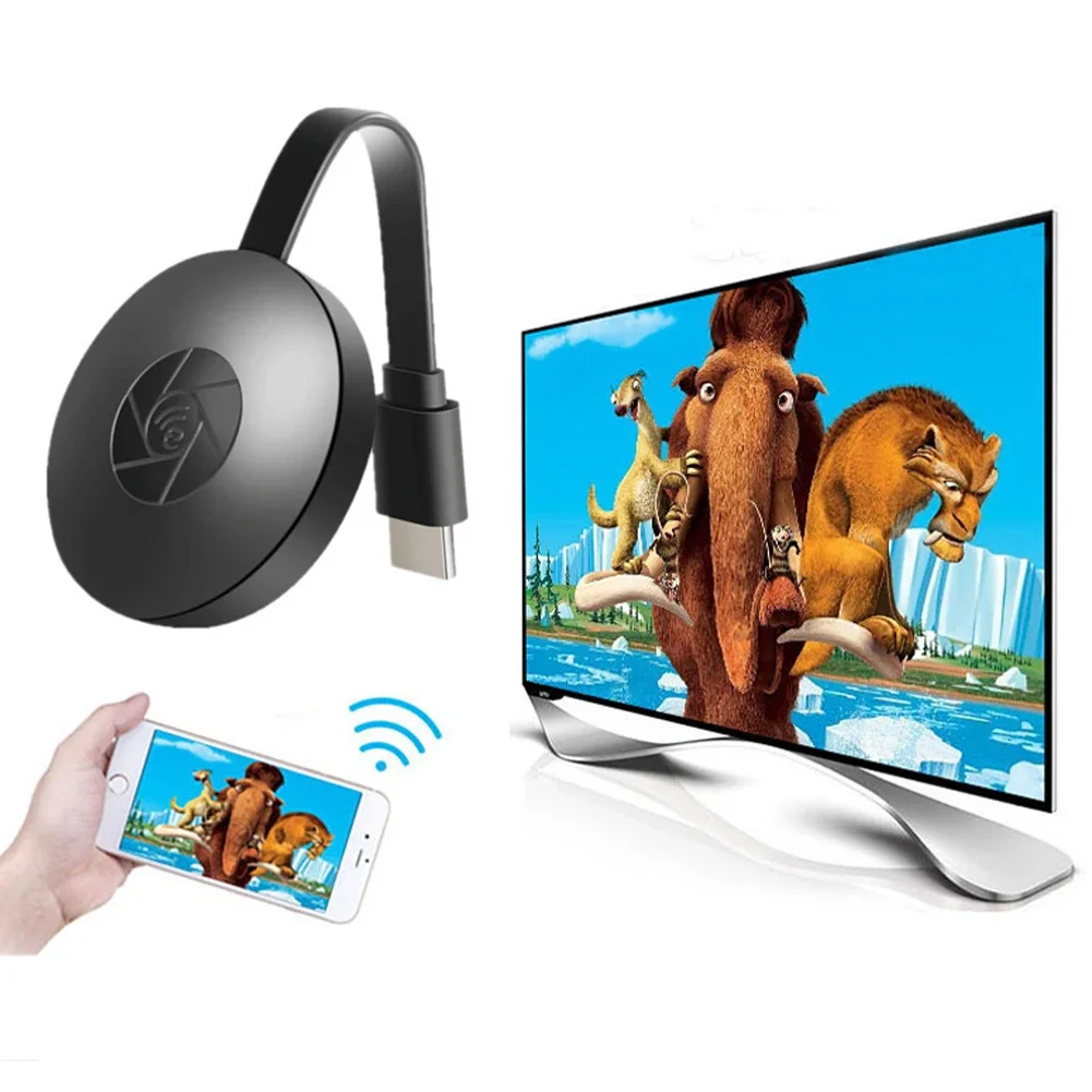 ワイヤレス HDMI ミラーリング複数のデバイス携帯電話テレビに接続 HD 1080P 投影コンピュータ Ipad WIFI ライブスクリーンプロジェクター