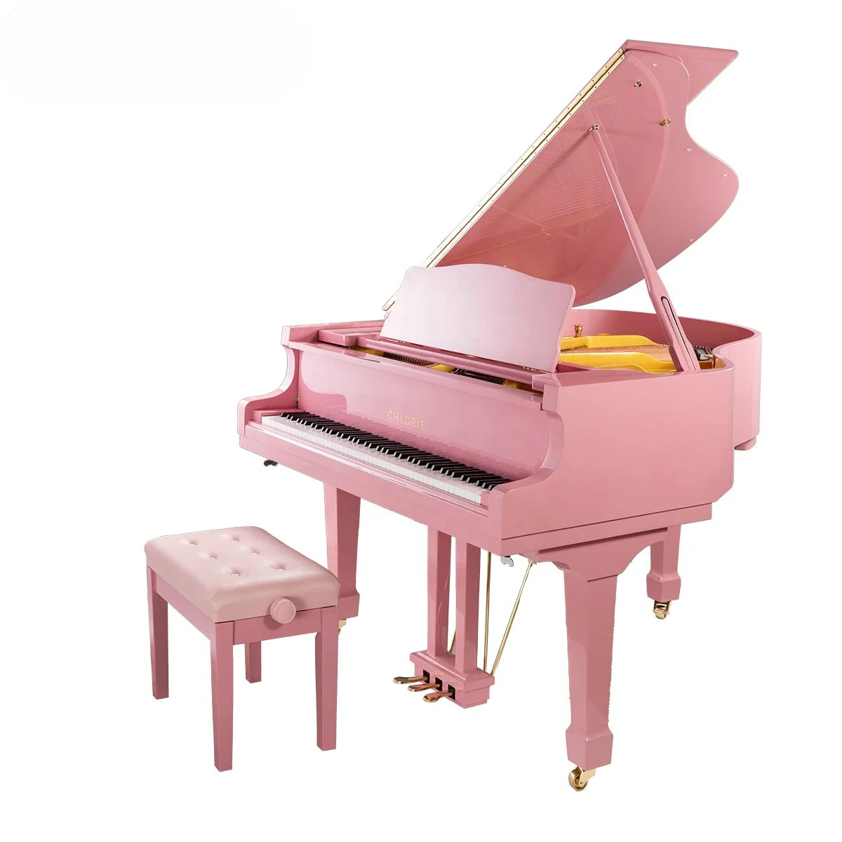 Grand Piano 88 Keys Grand Piano HG-152 Pink Colour With Competitive Price