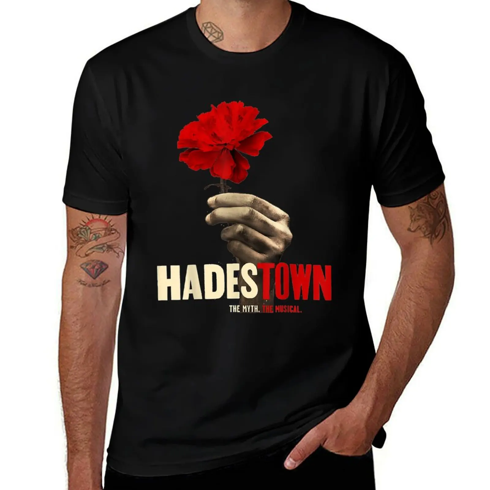 

Hadestown - Hadestown flower - Hadestown The Musical - Broadway Musicals Hades Town Flower T-Shirt