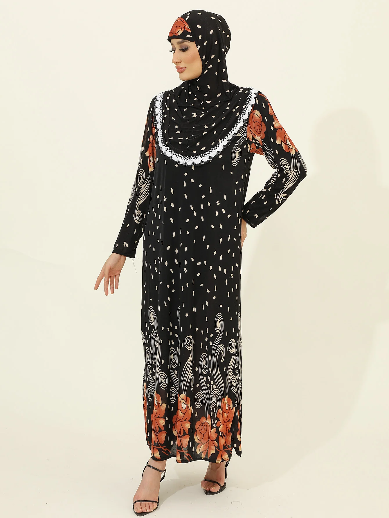 Elegant Dubai Abayas & Moroccan Dresses for Women | Modest Islamic Attire with Hijab | Jewish & Turkish Clothing，Suitable For ,