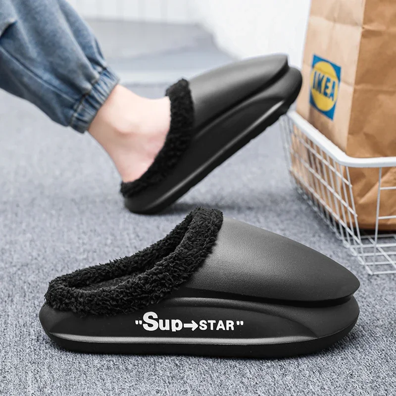 Men's Casual Shoes Winter Platform Footwear Flexible Round Toe Waterproof Comfortable Non-slip Wear-Resistant Fashion Trendy