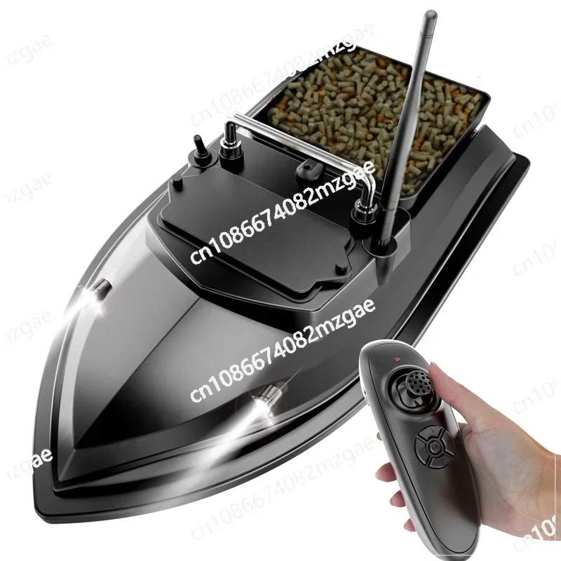 

Fixed Speed Rc Fishing Bait Boat 500M 2KG Cruise Fish Feeder Nesting Lure Boat with Dual Battery Power