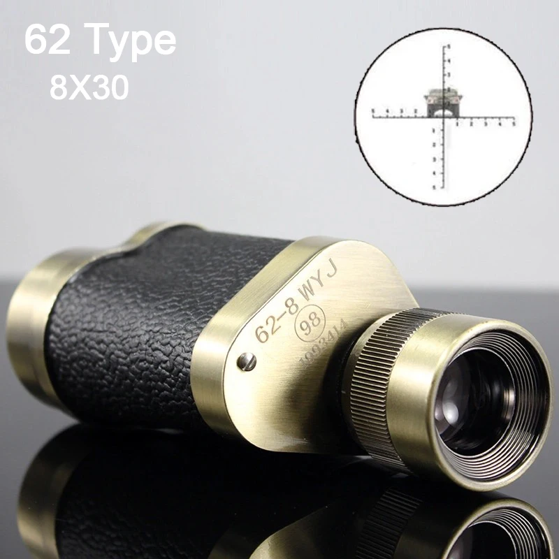 Monoculars 8x30 Telescope 62 Type Russian Powerful HD Professional Military Spyglass With Rangefinder Long Range Binoculars