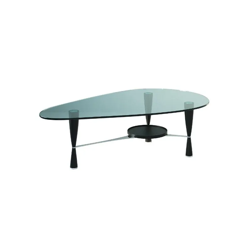 Glass coffee table coffee table medieval solid wood living room side table modern classic Bauhaus
