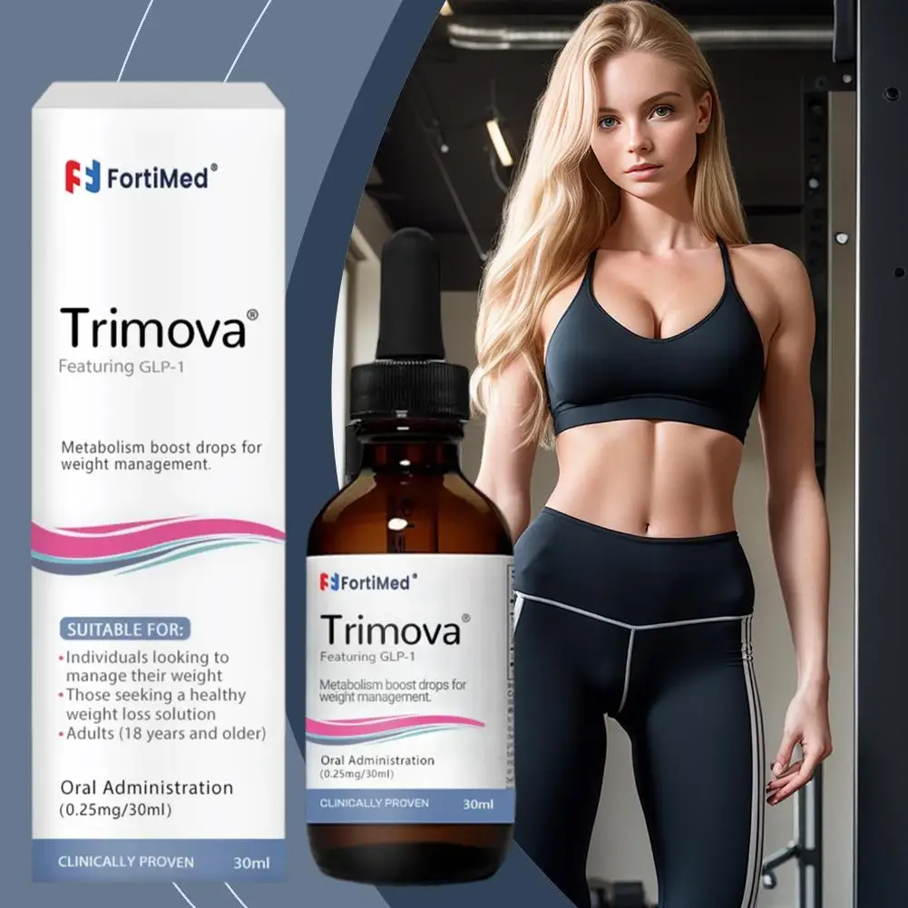 30ml Weight Loss Metabolism Drops Trimova Drops Trimova Metabolism Drops Trimova Vitamin Glp-1 Metabolism Drops For Men & Women