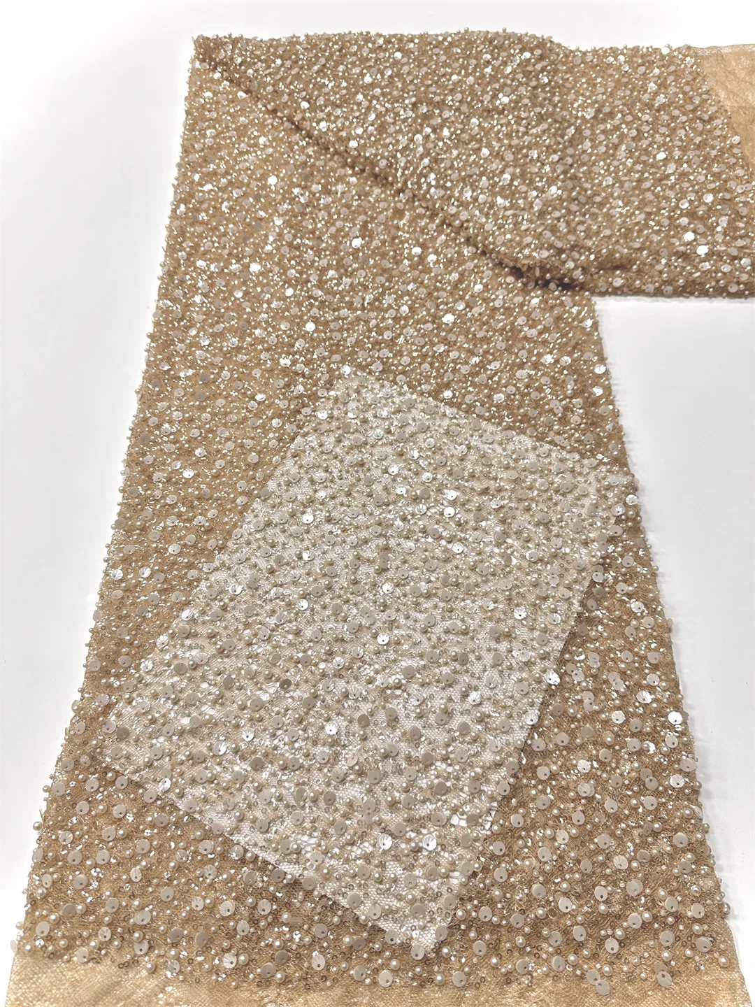 الفرنسية شبكة تول أقمشة الدانتيل المطرزة الدانتيل الترتر مطرز الأفريقي أقمشة الدانتيل 2025 جودة عالية لفساتين الزفاف النيجيرية #1