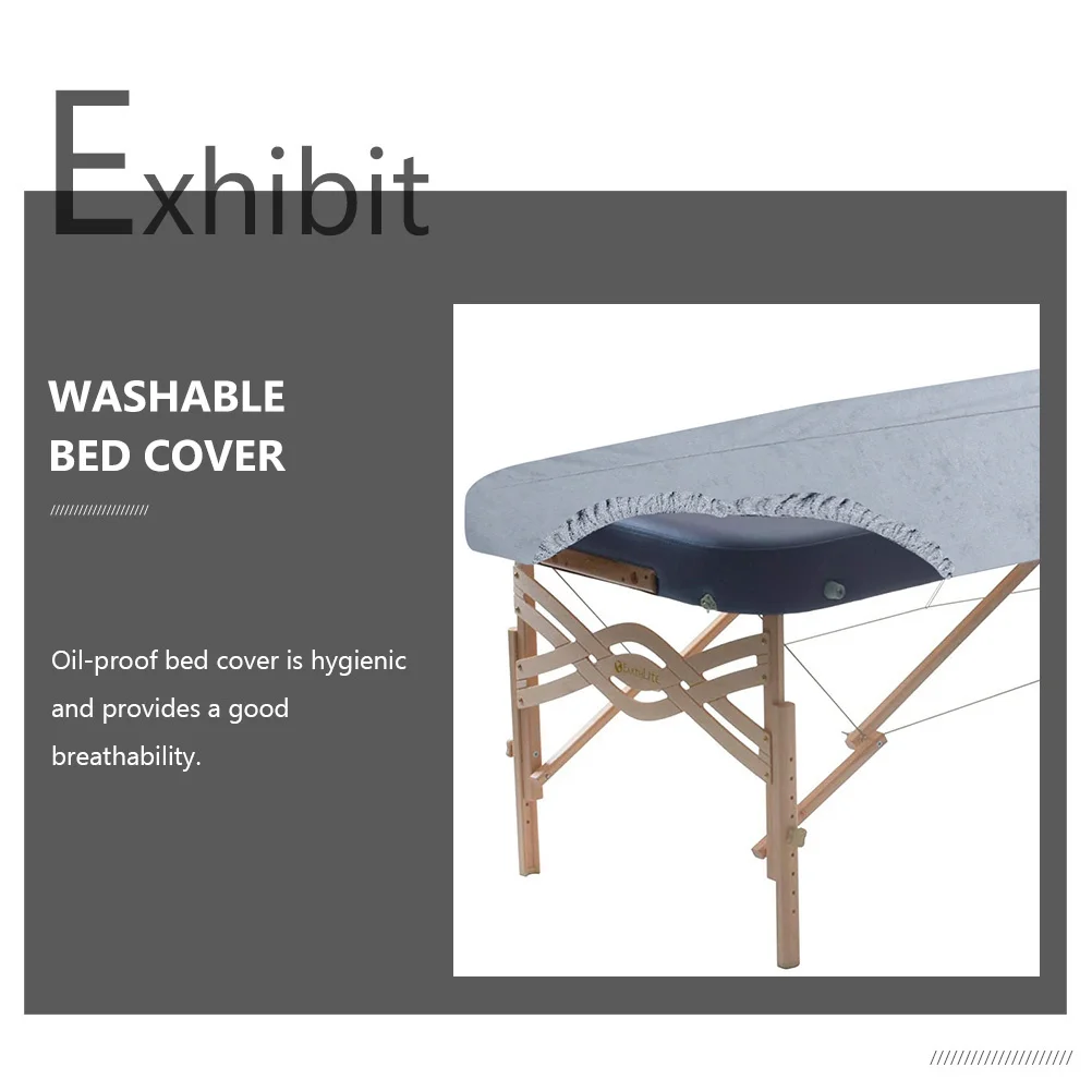 غطاء سرير سبا ممتاز مقاوم للاهتراء ومقاوم للزيت وقابل للتنفس، غطاء طاولة تدليك مريح قابل للغسل، ملاءة سبا مريحة، مستلزمات التجميل