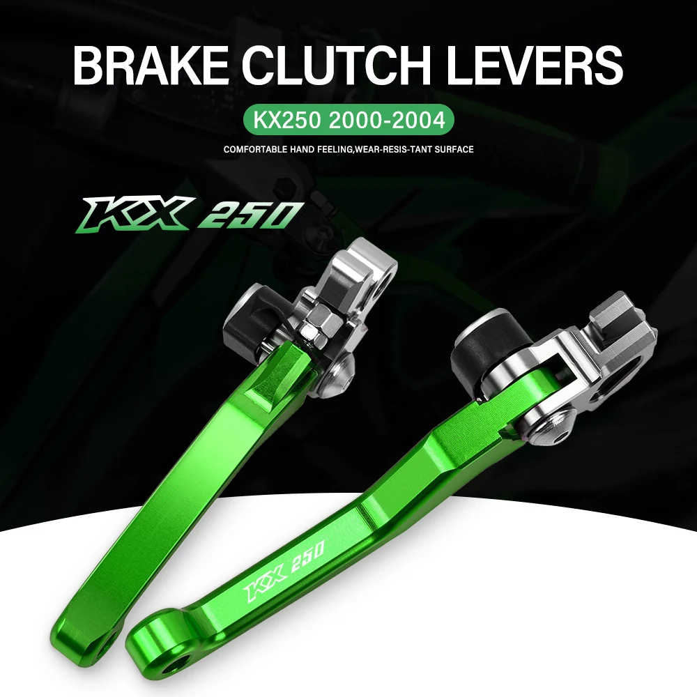 Pivot Brake Clutch Levers For Kawasaki KX250 2001 2002 2003 2004 Motorcycle Accessories Dirt Pit Bike Brakes Handles Lever