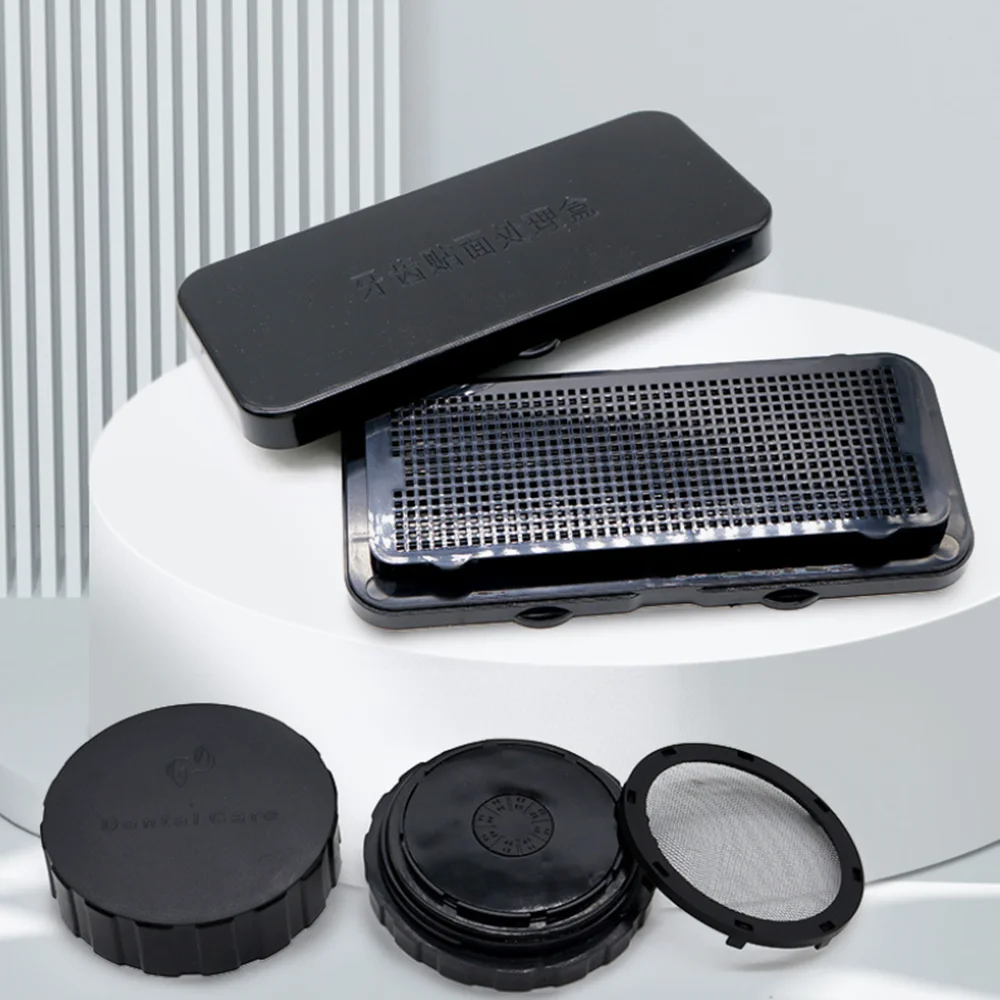 

Veneer Pretreatment Patch Tooth Box Porcelain Veneer Treatment Box Denture Storage Box Veneer Soaking Disinfection Tray Case
