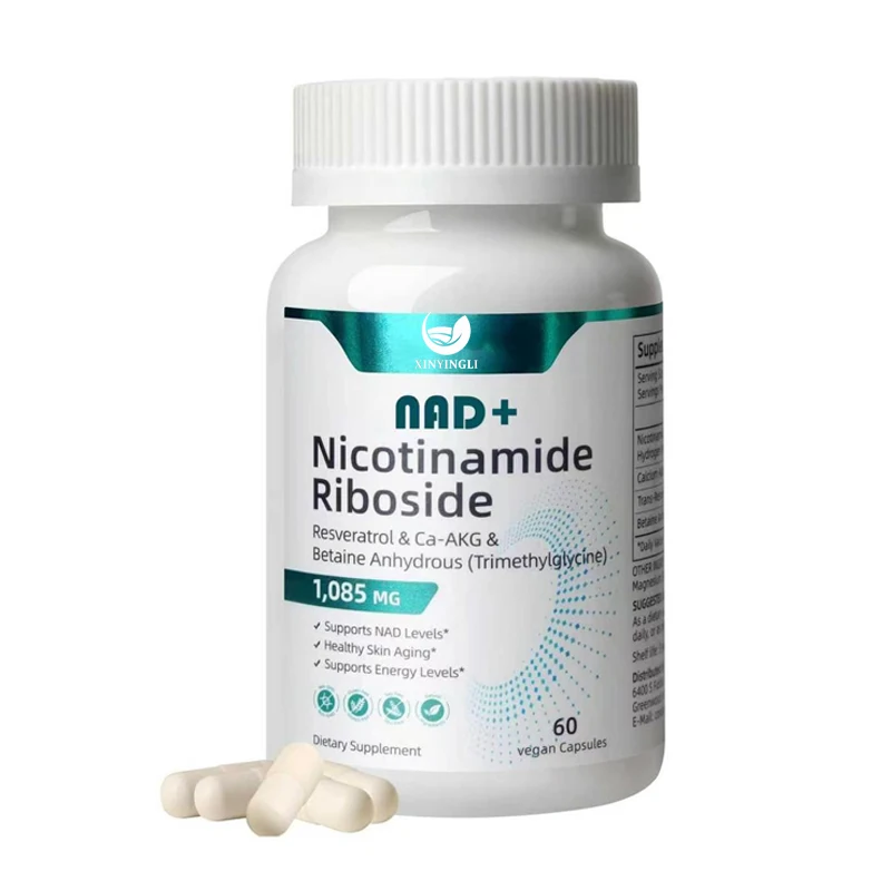 

NAD+Supplement -500mg Nicotinamide Nucleoside Containing Trans Resveratrol - Increases NAD+Levels, Supports Cellular Energy