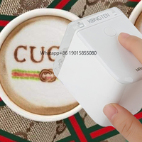MHT-WG01 Color Food Portable Printer Handheld Mini Inkjet Cake Printer Customized Wireless Wifi Selfie Coffee Printer Machine