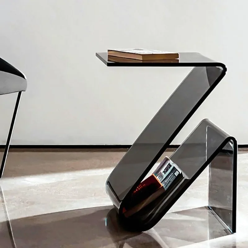 

Hot Internet Celebrity Acrylic Creative Small Table Home Living Room Bedside Table Personality Simplicity Special Shape Small Co