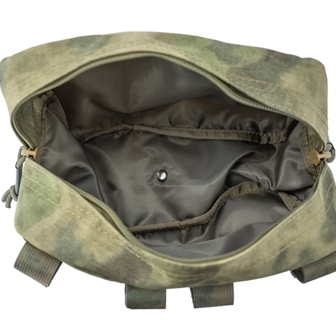 Militar Fan Vest Sundry Bag, Saco de armazenamento de ferramentas diversos ao ar livre, Ruína Verde Camuflagem Acessório Bag