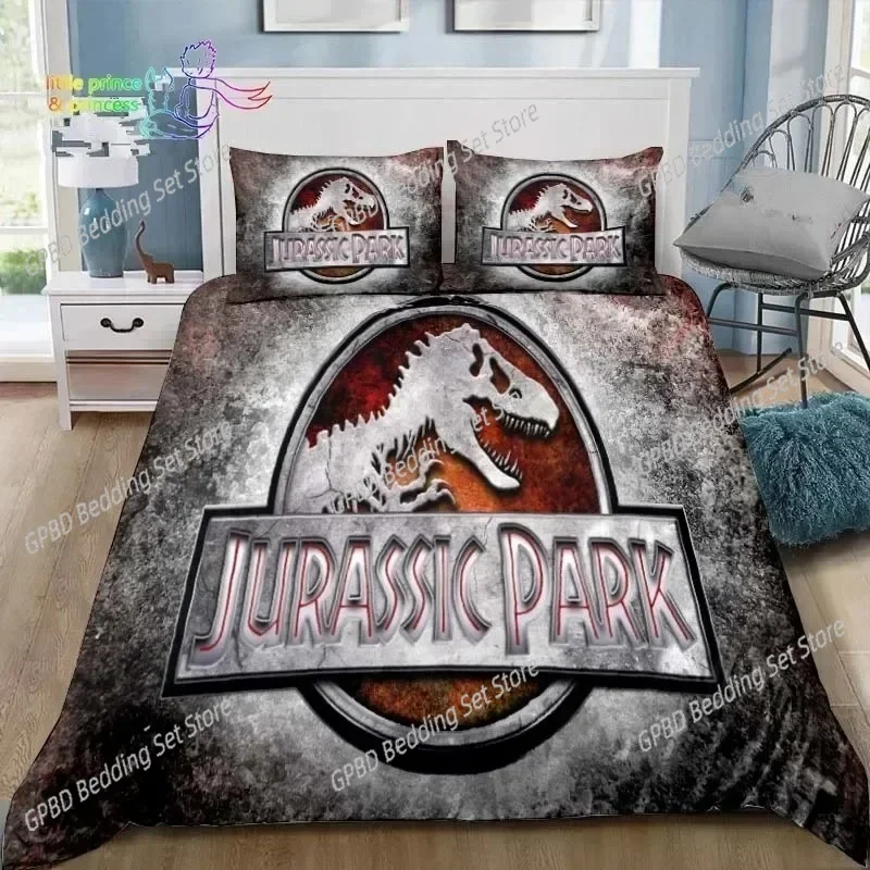 Dinosaur Jurassic Park 3D Print Bedding Set Single Twin Full Queen King Size Bed Set Adult Kid Bedroom Bedding Gift