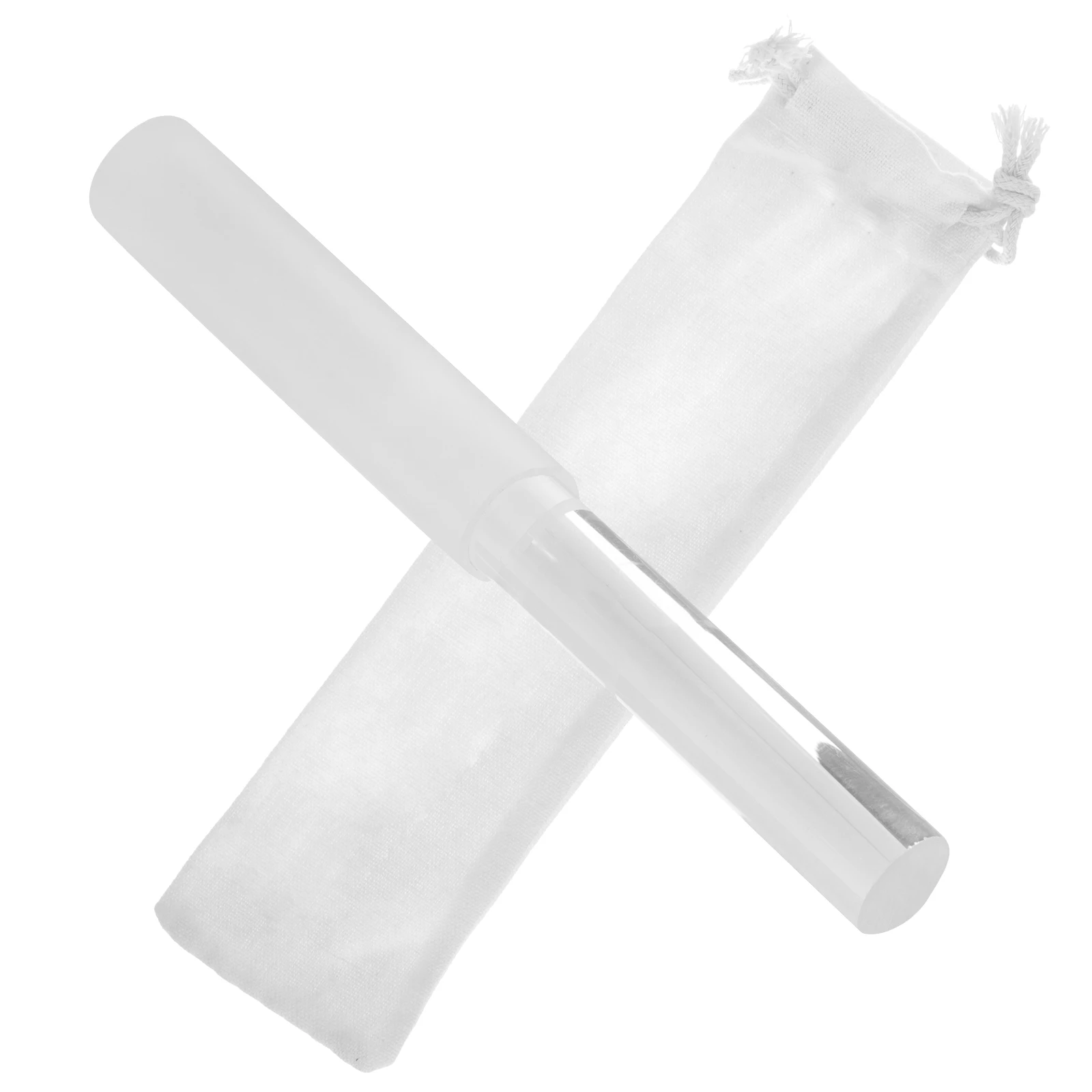 

Acrylic Singing Mallet Tibetan Knocking Stick Durable Smooth Surface Clear Sound Meditation Accessory