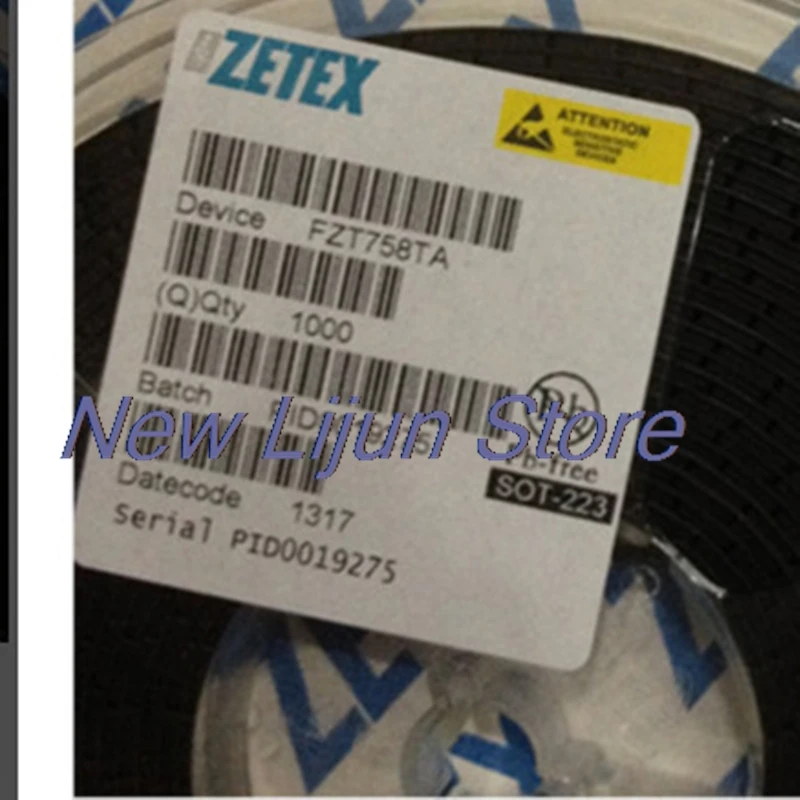 

200шт FZT758TA FZT758 0.5A 400V SOT-223 MOS
