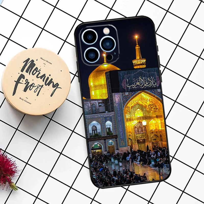 Custodia islamica Ali hussain Najaf Karbala per iPhone 16 15 14 11 12 13 Pro Max Mini X XR XS Max 7 8 16 15 Plus Cover Funda