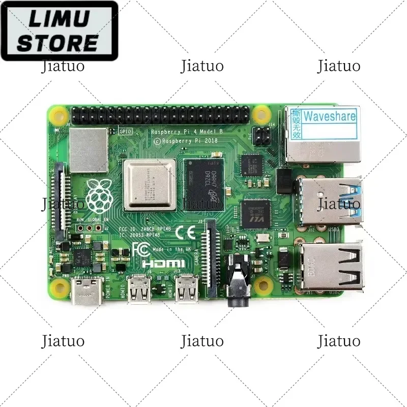 for Raspberry Pi 4 Model B 4B 4G 8G Broadcom BCM2711 WiFi Bluetooth USB3.0 Micro HDMI Support Linux For Media Center