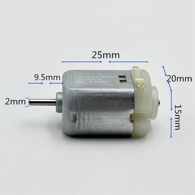 1PC MABUCHI FC130SA-20120 Carbon Brush Motor DC 3.7V 5V 6V 17000RPM high speed Strong Magnetic Large Torque for RC Toy Car Boat