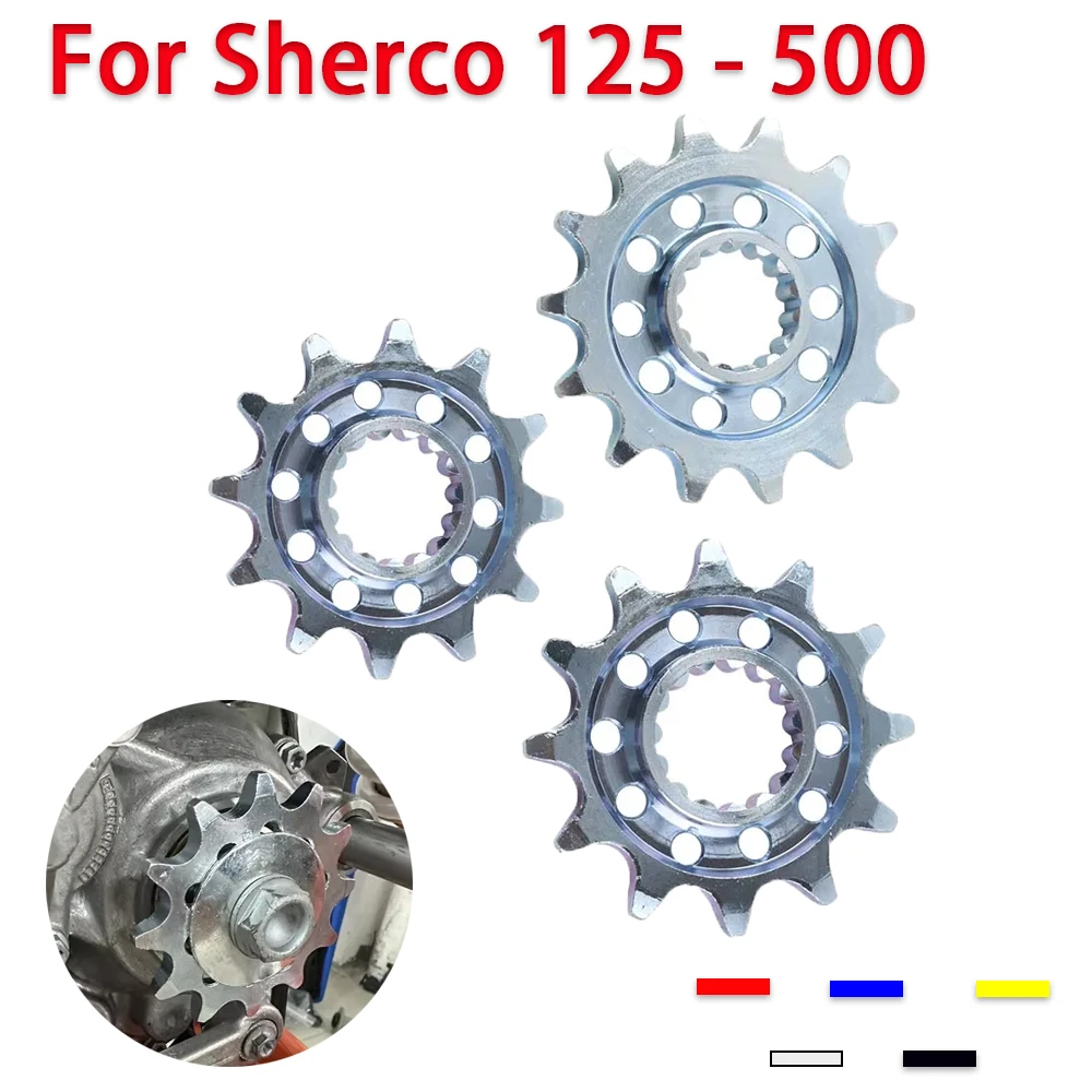 

Motorcycle Front Chain Sprocket Gear 12 13 14 Teeth Tooth For Sherco SE SEF SER SC SCF 125 250 300 350 450 500 510 SE250 SE300