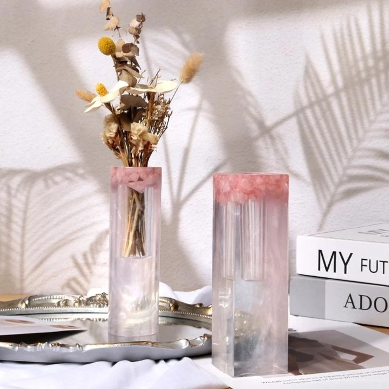 

Big Vase Silicone Resin Mold Pen Holder Bottle Epoxy Casting Mold Dried-Flower