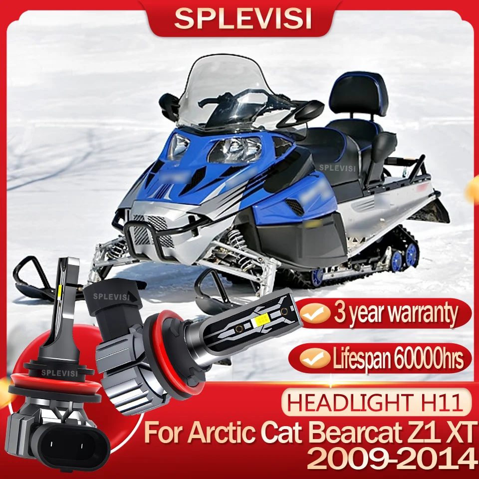 

Long-Lasting 60000 Hours Instant Start No Delay motorcycle Headlight For Arctic Cat Bearcat Z1 XT 2009 2010 2011 2012 2013 2014
