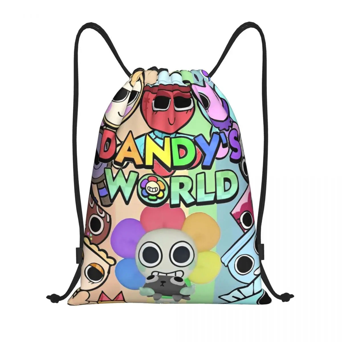 

Game Dandy's World Drawstring Bags Sports Backpack Gym Sackpack String Bags for Hiking