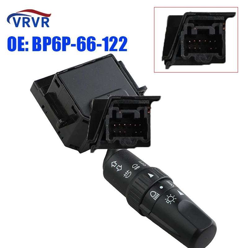 VRVR BP6P-66-122 11 Pins Headlight Switch BP6P66122 For 2004- 2009 Mazda 3 BK M3 2005- 2007 Mazda 5