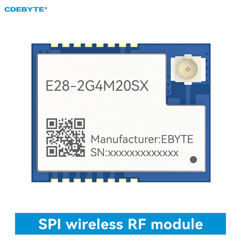 SX1281 Lora Wireless SPI RF Module 2.4G BLE PA+LNA CDEBYTE E28-2G4M20SX 20dbm High Speed Low Power FLRC IPEX Antenna