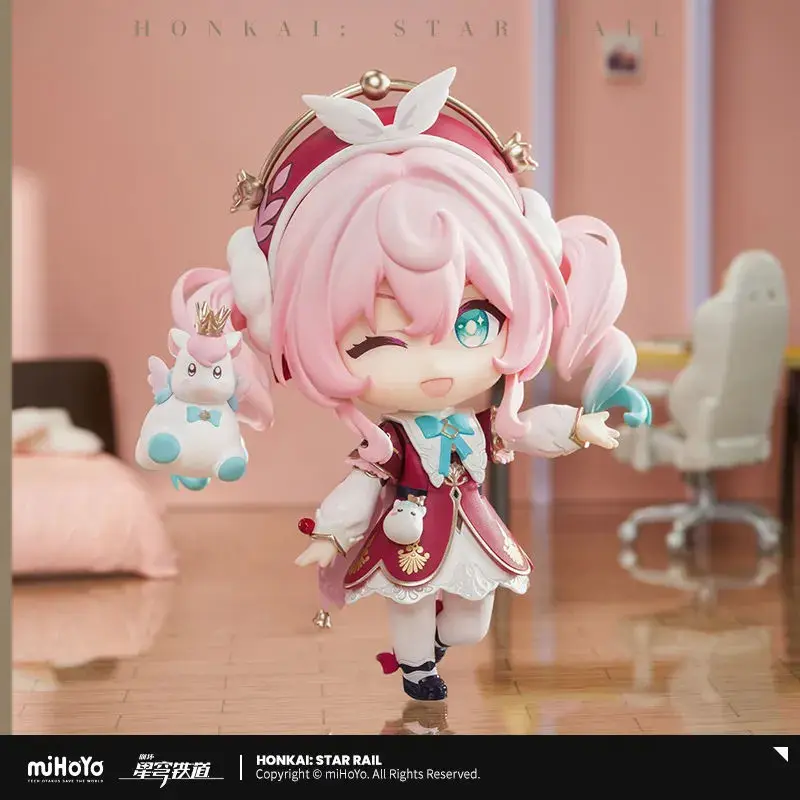 [Genuine] miHoYo Game Hyacine Figure Honkai Star Rail Hyacine Clay Figurine Model Desktop Ornament Anime Prop Cosplay Xmas Gifts
