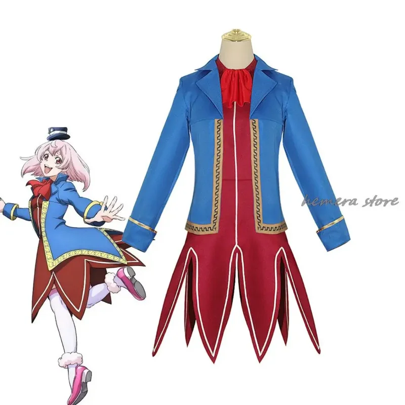 Anime Shangri-La Frontier Emul Cosplay disfraz peluca chaqueta azul vestido uniforme conejo Vorpal fiesta de Halloween mujeres hombres juego de rol