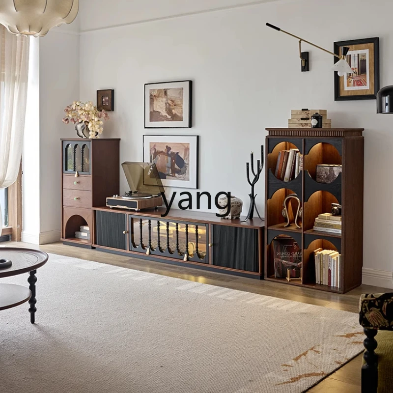 LMM Floor-standing TV Second-hand Living Room Storage Integrated