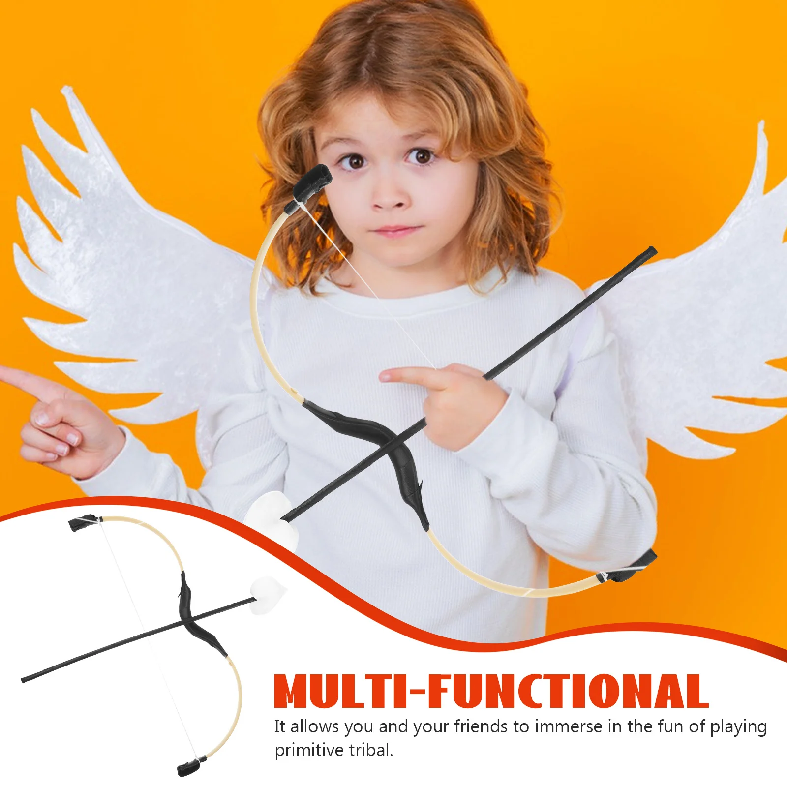 1 satz 1 Set Tribal Pfeil Prop Für Halloween Party Rolle Spielen Bögen Pfeile Kostüm Zubehör Dekorative Pfeil Cosplay Ausrüstung