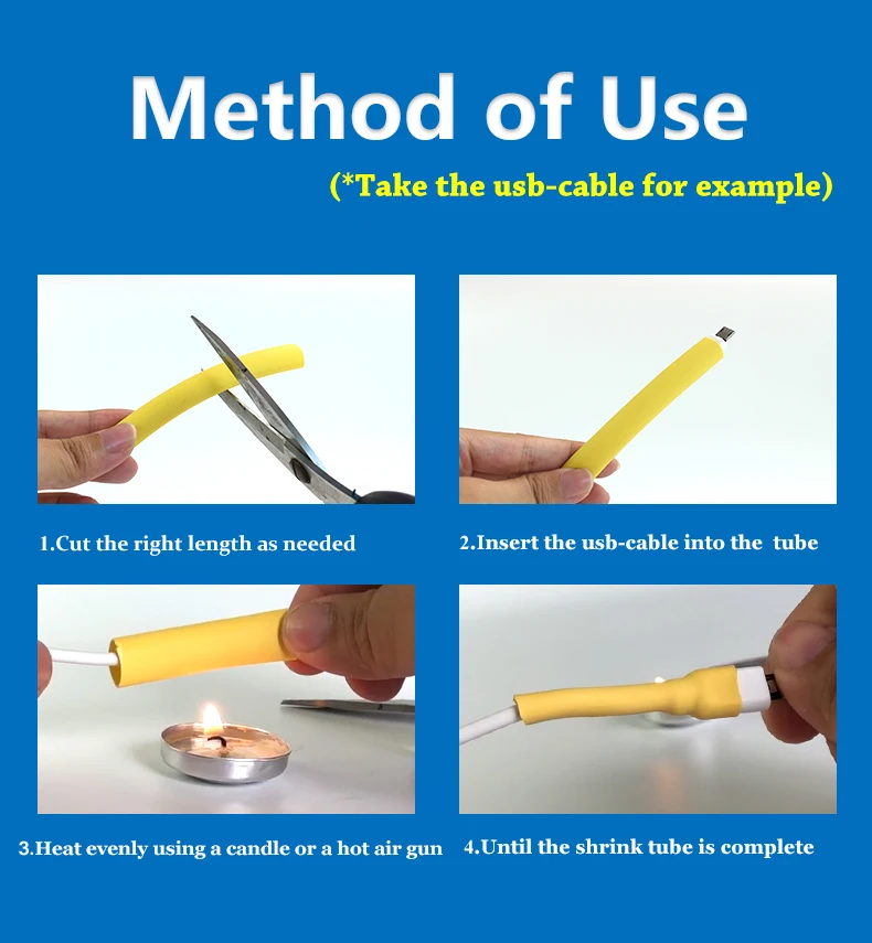 100 METER/Roll BLACK 5/6/8/10/12mm Heat Shrink Tubing Tube kit Insulation Tubing Wire Cable