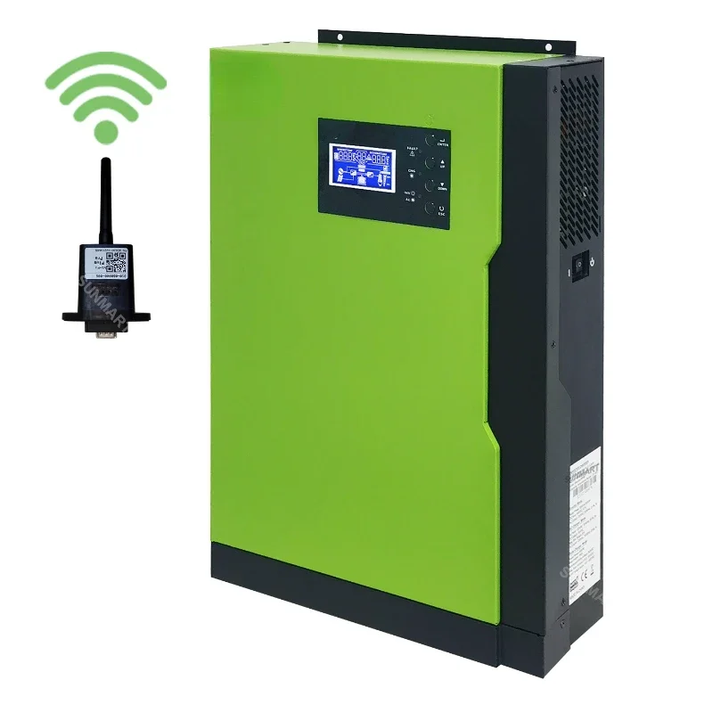 

Hybrid Inverter 5.5kw 48v Inverter 6000w Pure Sine Wave For Off Grid Solar Power System 100A Mpp Inverters Solar