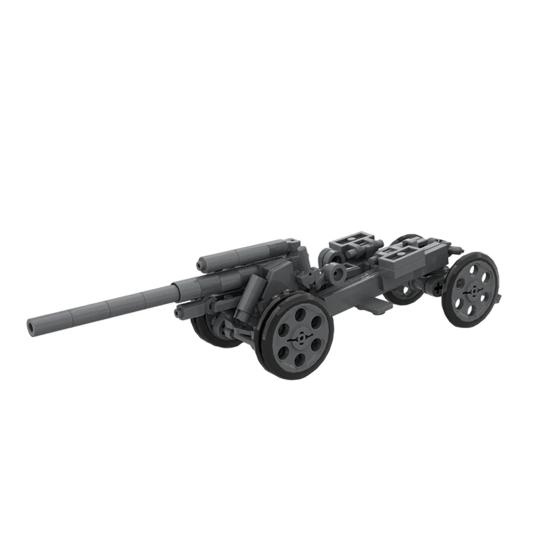 15cm Heavy Howitzer Model MOC Building Bricks War Equipment Modular Technology Gifts Holiday Assemble Children Toys Suit