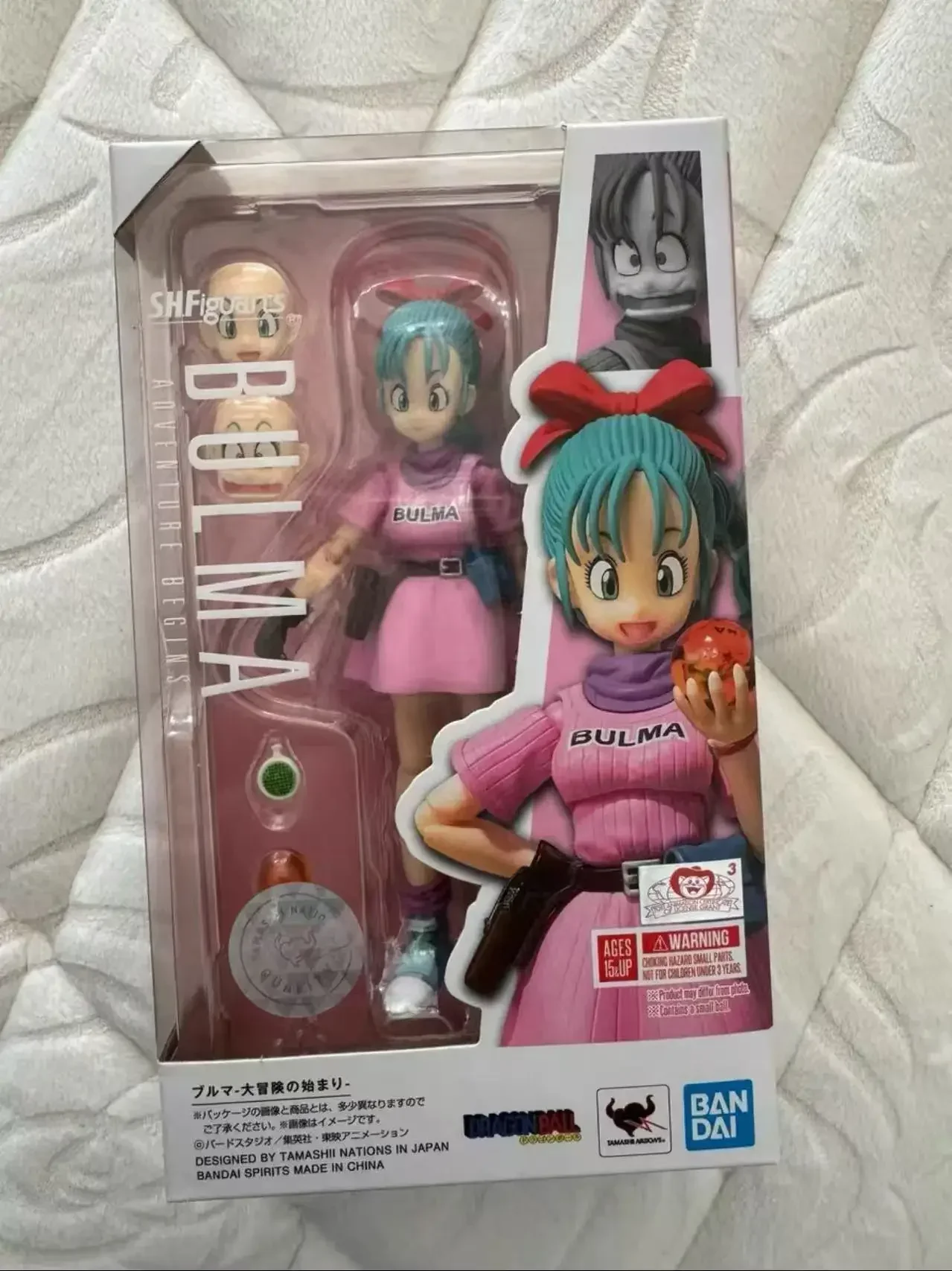 

Bandai SHF Dragon Ball The Beginning of The Great Adventure Wukong Youth Bulma Zhuangzi in Stock