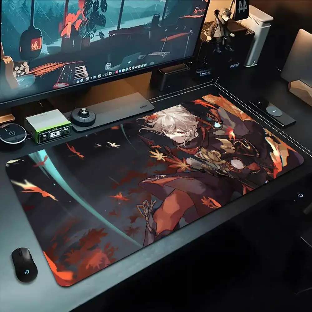 

genshin kaedehara kazuha Mouse Pad 500X1000 mm Large Gaming Mousepad Gamer XL Rubber Otaku Keyboard Pad Laptop Desk Mat