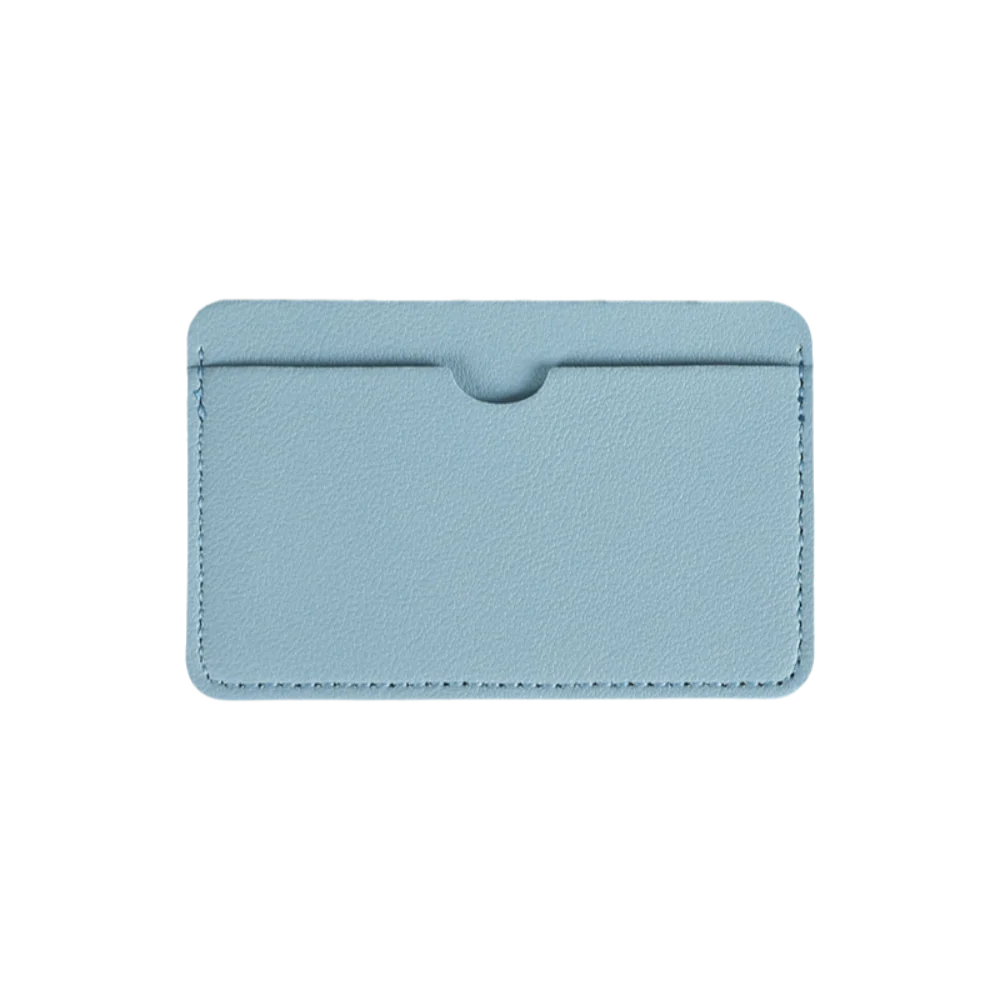 Ultra Slim PU Leather Card Holder Smooth Texture Portable Lightweight Credit Card Case Compact Mini Card Organizer Daily Carry