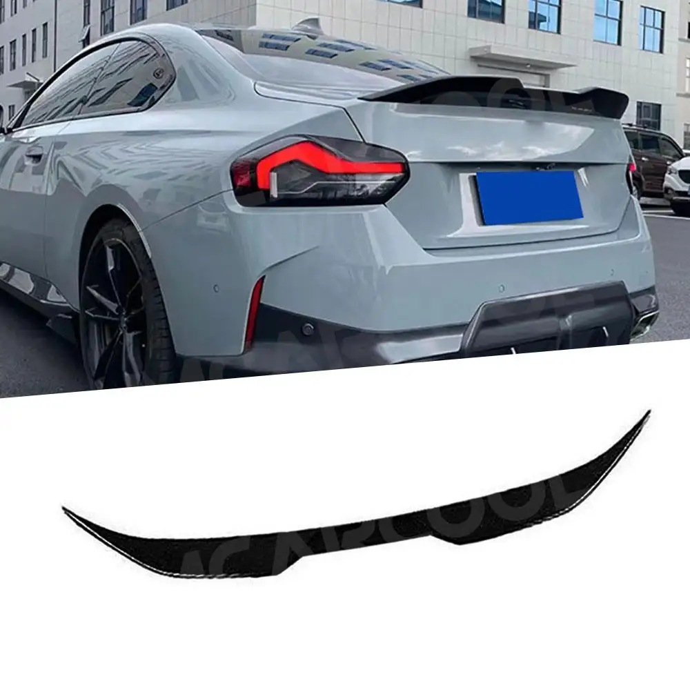 

Car Rear Trunk Lip Spoiler Boot Wing For BMW 2 Series G42 M Sport Coupe 2021 + ABS Carbon Look Car Styling