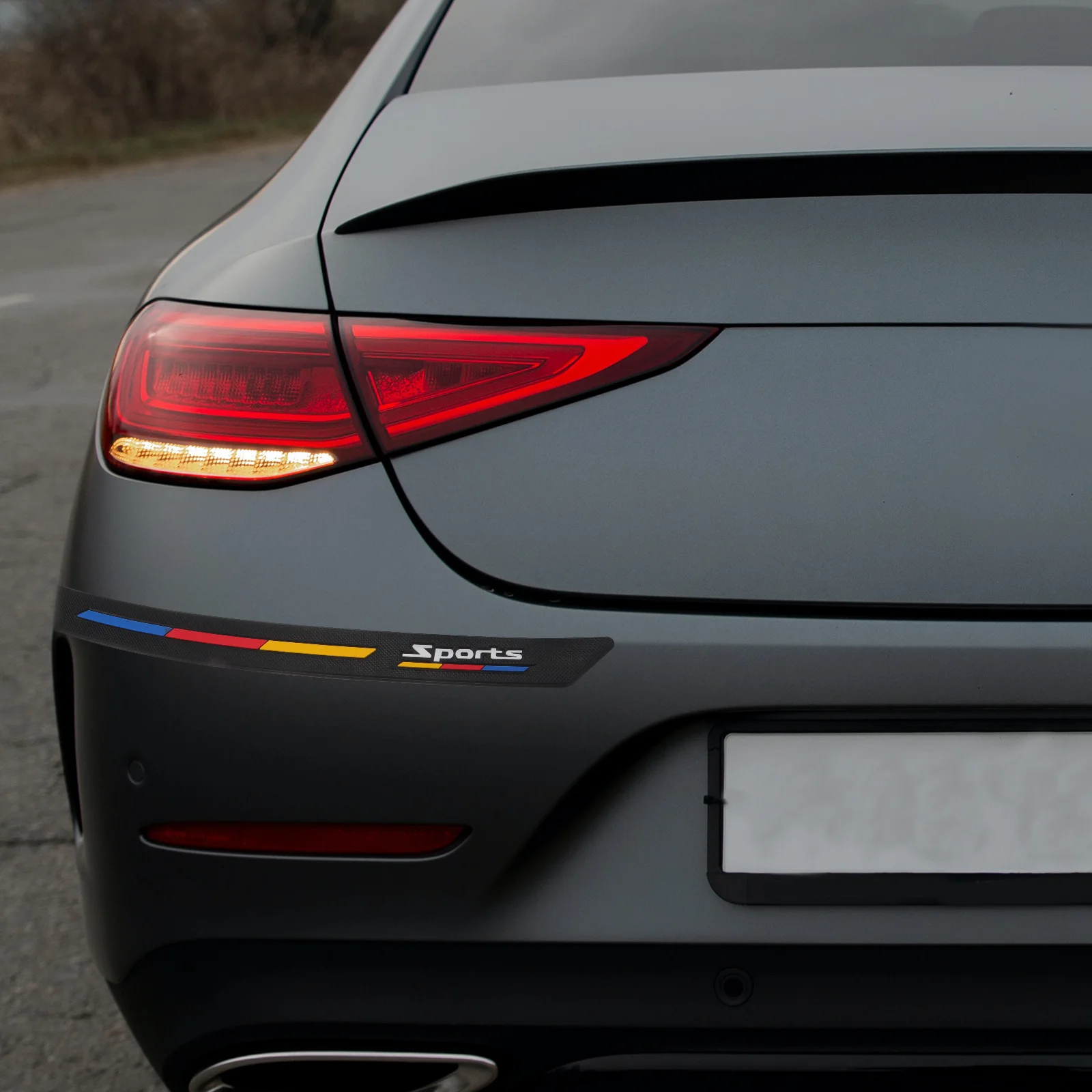 

2 Pcs Car Bumper Automotive Door Guard Protectors High Temperature Resistance Edge Guards Pvc