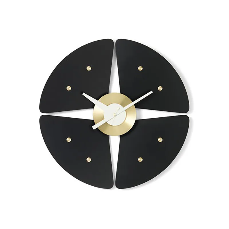 

Customizable wall clock light luxury living room dining room home art creative palette butterfly clock decoration