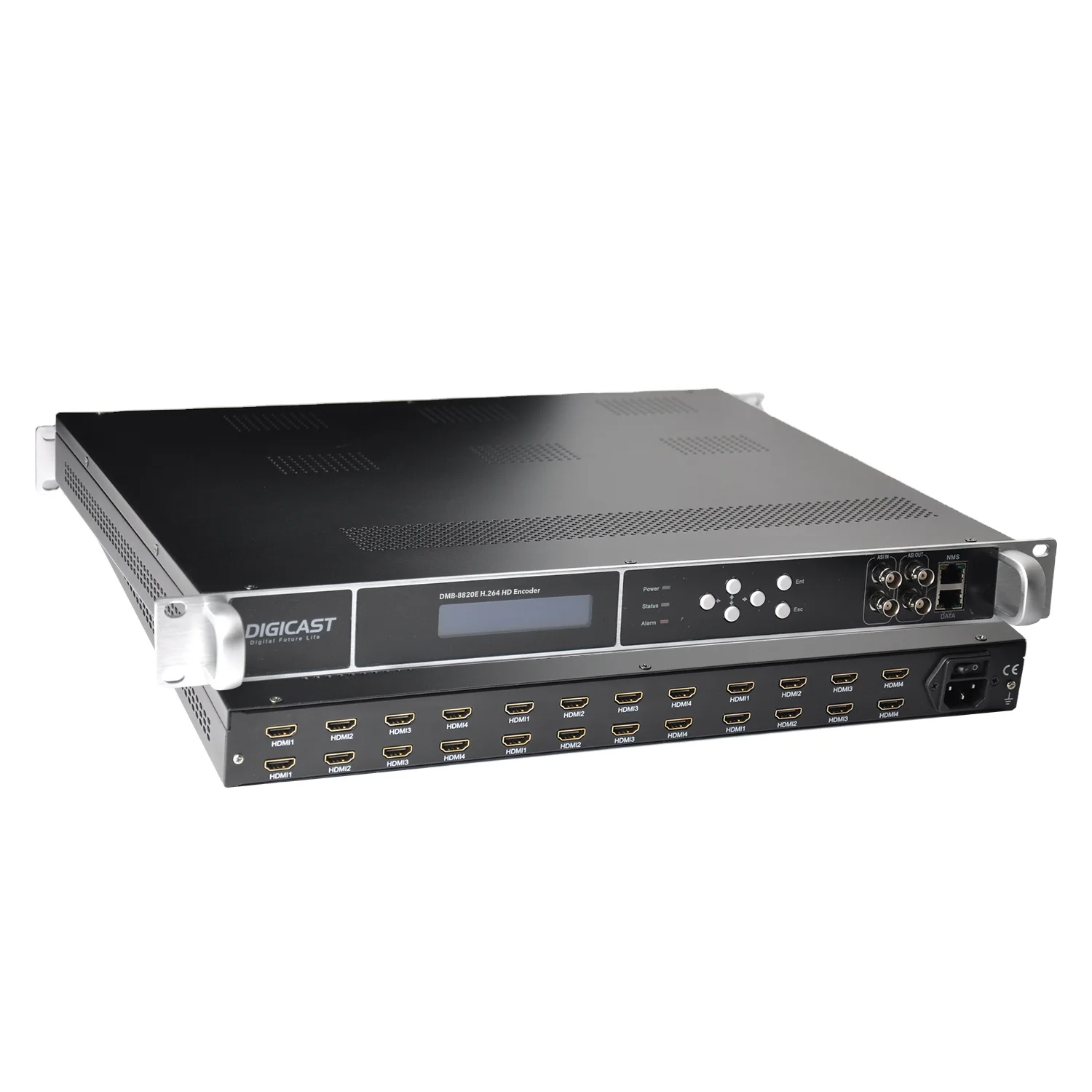 DMB-8820E Digital Headed Equipment H.264 Video Encoder 24 HDM I to IP Encoder