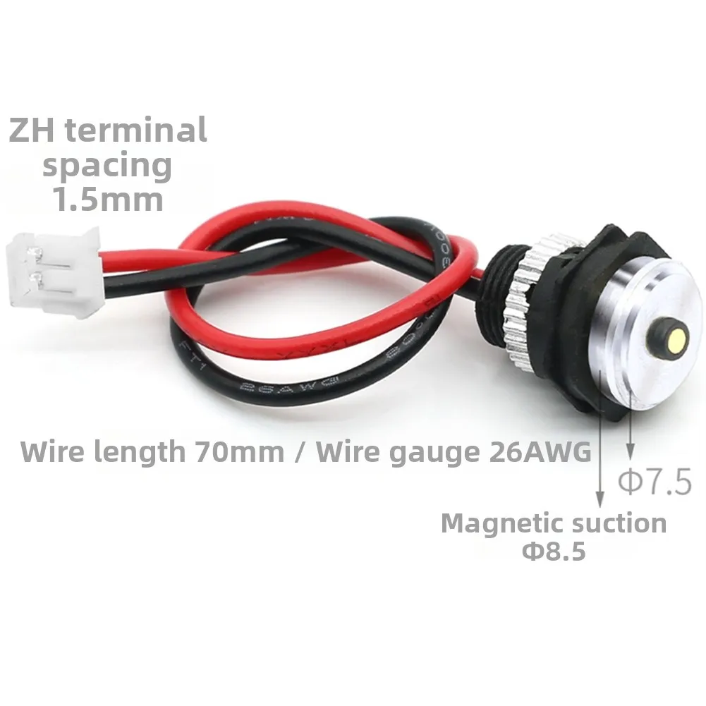 1 Pcs 2.8A 12V Waterproof Magnetic Cable Compatible With MCK2 Male And CX06M Female For Wearable And Solutions
