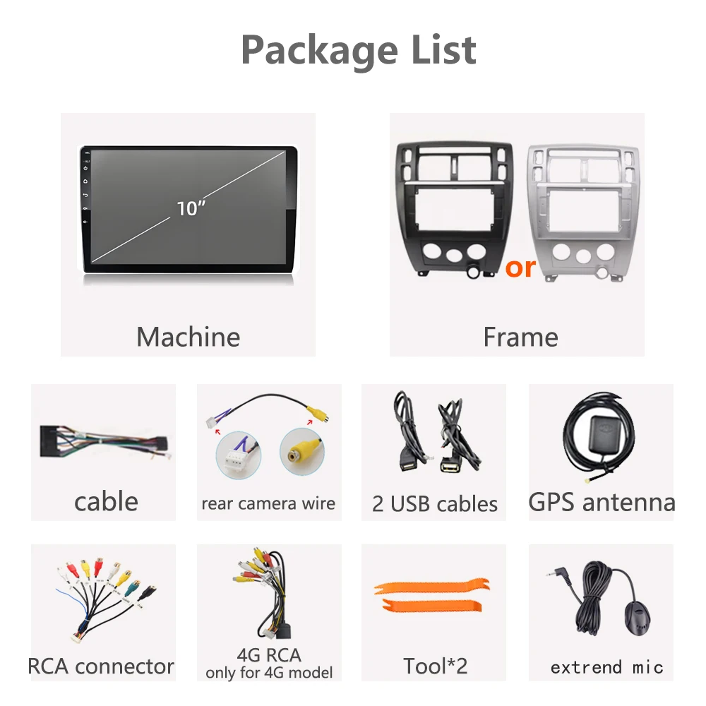 

Multimedia Video Player For Hyundai Tucson 2004 2005 2006 2007 2008 2009 Car Radio Android Auto GPS Navigation Head Unit No 2din