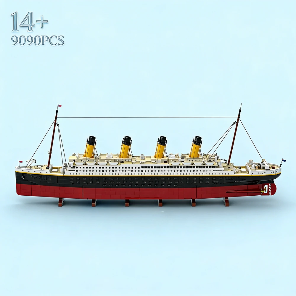 

Home Accessories 10294 Large Cruise Ship Accessories Children's Birthday Christmas Gifts Desktop ornament Collectied 9090PCS