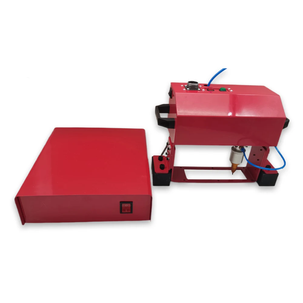 220V/110V Portable Metal Pneumatic Dot Peen Marking Machine For VIN Code(140*40mm) Frame Marking Machine Chassis Nmber